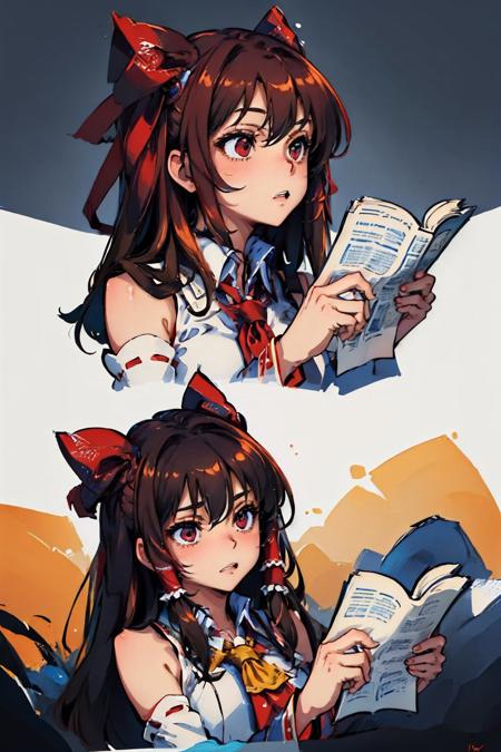 00061-1594579308-(masterpiece, best quality_1.2), solo, 1girl, hakure reimu, looking away, poohreading, hair tubes, red eyes, miko, bare shoulder.jpg